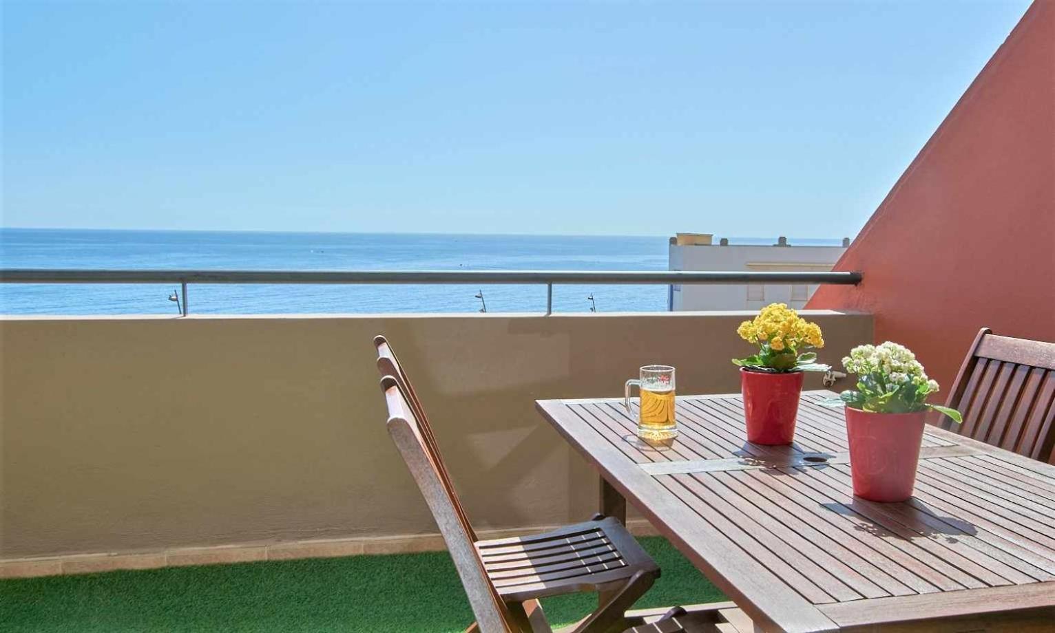 Appartement Bonita Vivienda Con Vistas Al Mar Playawifi à Radazul Extérieur photo
