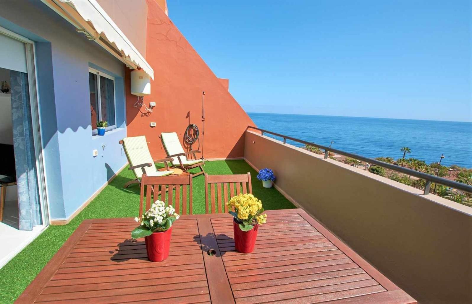 Appartement Bonita Vivienda Con Vistas Al Mar Playawifi à Radazul Extérieur photo