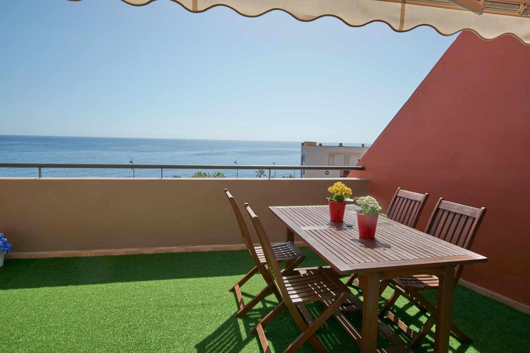 Appartement Bonita Vivienda Con Vistas Al Mar Playawifi à Radazul Extérieur photo